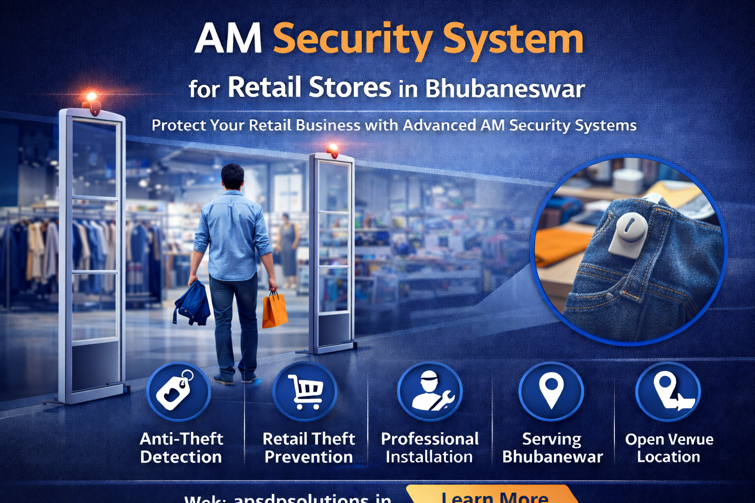AM Security System for Retail Stores in Bhubaneswar